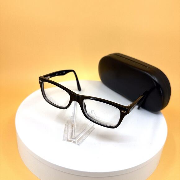 Women's Classic Ray-Ban Wafer Frames - Black - 50-17-140 - Picture 1 of 16